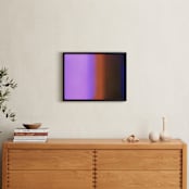 "Experiments with Film 003" - Art Print in Magenta by Arash Fattahi Acosta - In a Room