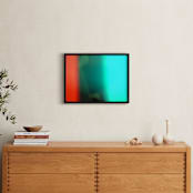 "Experiments with Film 006" - Art Print in Cyan by Arash Fattahi Acosta - In a Room