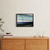 "Boat Hull, Maine" - Art Print in eau de nil by Annie Seaton - In a Room