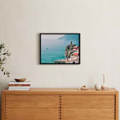 "Aquamarine" - Art Print in Mediterranean Blue by Lindsay Ferraris Photography - In a Room