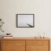 "Never-Ending Bridge" - Art Print in Grey Shades by Marker Girl - In a Room