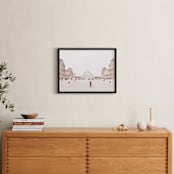 "Men in Red" - Art Print in Radiant Red by Kate Baird - In a Room