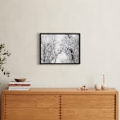 "Silent Storm" - Art Print in winter grey by Leslie Le Coq - In a Room