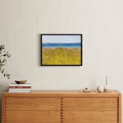 "Freshwater One" - Art Print in Goldenrod by Sarah Finkel - In a Room