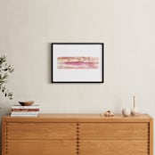 "I am home " - Art Print in light rose  by Neeta Sawhney - In a Room