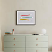 "Studious" - Personalized Art Print in Teachers Apple by Carolyn MacLaren - In a Room