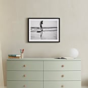 "Skimming through Summer" - Art Print in Black & White by Kate Dailey - In a Room