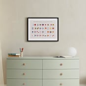 "maritime alphabet" - Art Print in Maritime by Kamala Nahas - In a Room
