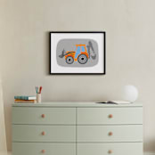 "Little Digger" - Art Print in sunset by Rebecca Marchese - In a Room