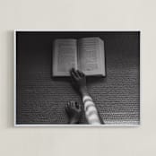 "Book I" - Art Print in Coal by Keely Norton Owendoff - Framed