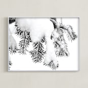 "Caked 2" - Art Print in Snowy Shades by Calais A Le Coq - Framed