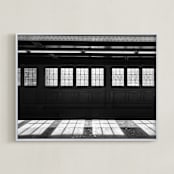 "Light at the end of tunnel #1" - Art Print in nor black by Van Tsao - Framed