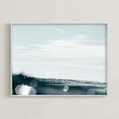 "Surface Tension 3" - Art Print in ocean by Kamala Nahas - Framed