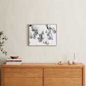 "Caked 2" - Art Print in Snowy Shades by Calais A Le Coq - In a Room