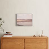 "desert lake" - Art Print in pastel by jessi gilbert - In a Room