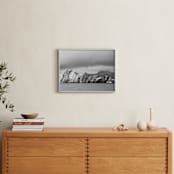 "form of ice #2 " - Art Print in sliver grey by Van Tsao - In a Room