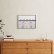 "Facade" - Art Print in Monochrome by Olivia Kanaley Inman - In a Room