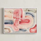 "Passages" - Art Print in Tender by Sumak Studio - Framed Canvas