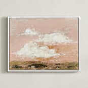 "Afterglow" - Art Print in Blush by Lorent and Leif - Framed Canvas