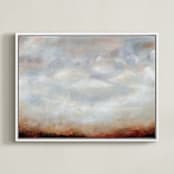 "Sienna Haze" - Art Print in Sienna by Nicole Walsh - Framed Canvas