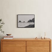 "It's Always Raining Here" - Art Print in Grey by Maja Cunningham - In a Room