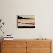 "Bike Path" - Art Print in Black by Caryn Owen - In a Room