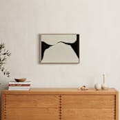 "Echoes of Form" - Art Print in Obsidian Soil by Tania Medeiros - In a Room