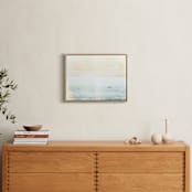 "County Line 3" - Art Print in Ocean by Kamala Nahas - In a Room