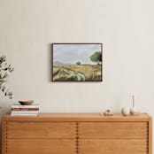 "Nature's Beauty" - Art Print in Moss Green by Lucrecia Caporale - In a Room