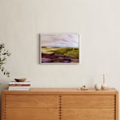 "Land View" - Art Print in Olive by Jen Florentine - In a Room