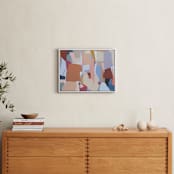 "Everything changes" - Art Print in gold orange by FERNANDA MARTINEZ - In a Room