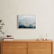 "Lifting Fog" - Art Print in Jewel by Nicole Walsh - In a Room