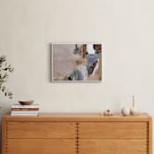"Desert Sun" - Art Print in Sand by Jen Florentine - In a Room