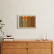 "Safari Night" - Art Print in Sunset by Yohaku Oshima - In a Room