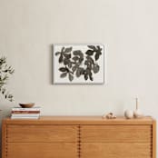 "Light Dappled" - Art Print in Ink Wash Grey Sepia by Lise Gulassa - In a Room