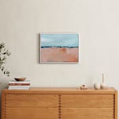 "Busy Beach" - Art Print in Sea by Lindsay Megahed - In a Room