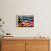 "Look Out" - Art Print in Coral by Jess Franks - In a Room