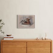 "Tallow Berries" - Art Print in Terracotta by Lorent and Leif - In a Room