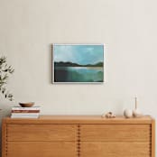 "Green Lands" - Art Print in Green Land by AlisonJerry - In a Room