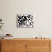 "Wandering" - Art Print in Black by Kristi Visser - In a Room