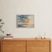 "Take Off Your Cloud, Stay A While" - Art Print in Blush by Khara Ledonne - In a Room