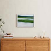 "Lush Glades l" - Art Print in Green Apple by Debra Pruskowski - In a Room