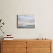 "Clarity Found" - Art Print in Sky Blue by Amy Hall - In a Room