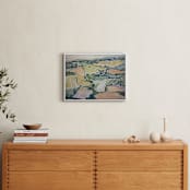 "Color Fields" - Art Print in Vineyard by Alysia Quisenberry - In a Room