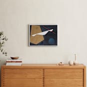 "FOR WANT OF A NAIL" - Art Print in Charcoal by Keren Toledano - In a Room
