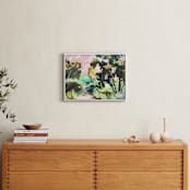 "Dappled Light" - Art Print in Pinky Peach by Jess Franks - In a Room