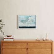"Late in the Day" - Art Print in Slate Blue by Mya Bessette - In a Room