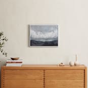 "Winter Bluff" - Art Print in Navy by Lorent and Leif - In a Room