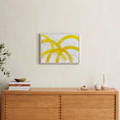 "Mountain Sunshine" - Art Print in Sunshine Yellow by Christina Flowers - In a Room