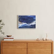 "Odyssey" - Art Print in Indigo by Julia Contacessi - In a Room